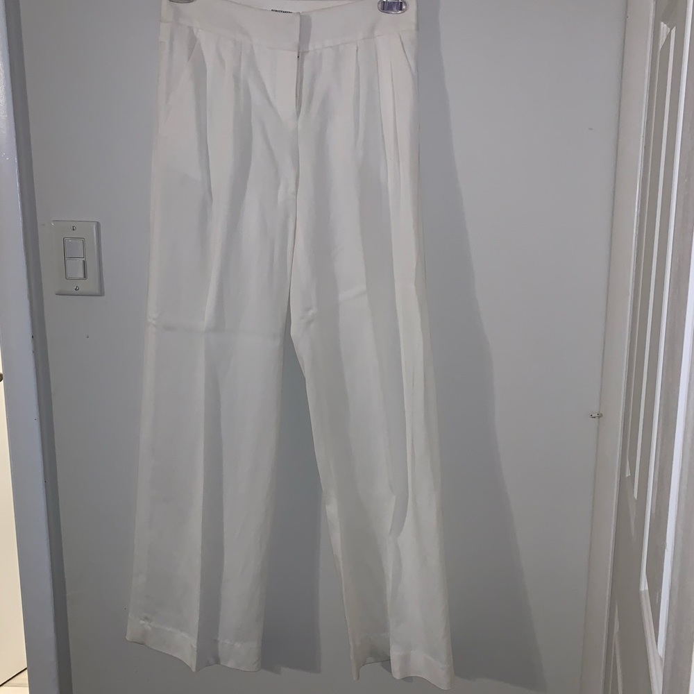 Diane Von Furstenberg linen blend pant for suit